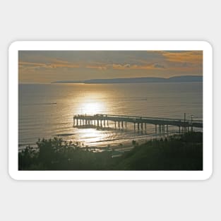 Boscombe Pier and Purbeck, January 2022 Sticker